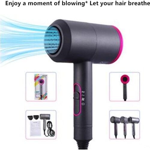 Sèche-cheveux 2000W sèche-cheveux de salon professionnel 2 en 1 vent chaud et froid sèche-cheveux ionique négatif sèche-cheveux