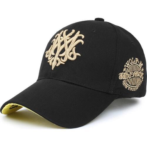 Women men cotton baseball cap embroidery Adjustable female male Snapback cap Outdoor sport sun hat Four Seasons