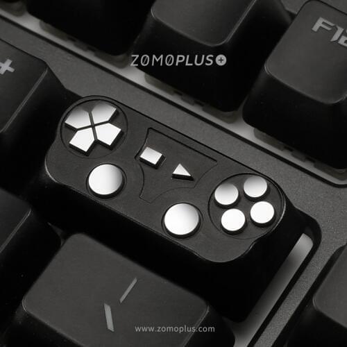 Zomo GamePad PS Handle Controller Backspace Artisan Keycap CNC anodized aluminum Compatible Cherry MX switches