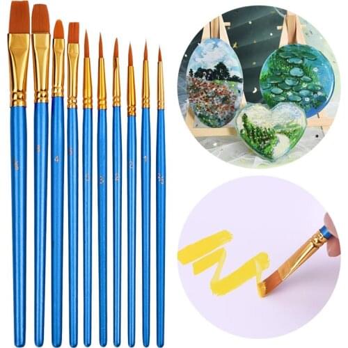Paint Brushes Set Painting Art Brush For Acrylic Oil Watercolor DIY Crystal Epoxy Resin Crafts Artist Professional Painting Kits