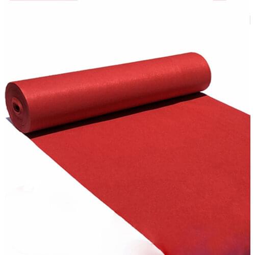 Corridor Floor Wedding Hall Large Polyester Carpet Red Carpet Photo Booth Wedding Party Event Rugs