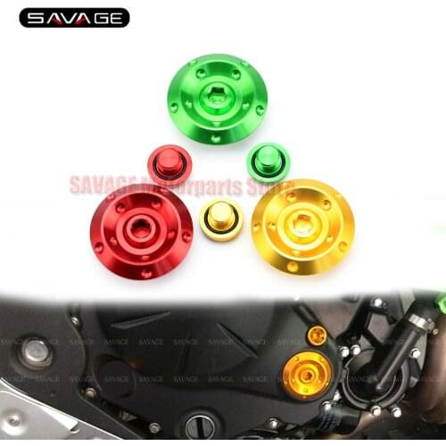 Motorcycle Right Engine Guard Screw Cover FOR KAWASAKI ER-6N ER-6F ER-4N Z 650 NINJA 650 R KLE 650 VERSYS VULCAN S 650 2009-2021