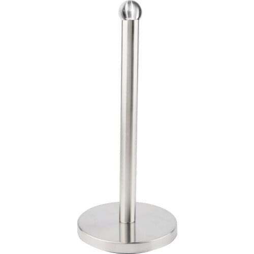 Durable Stainless Steel Roll Paper Holder Paper Towel Hanging Storage Rack For Kitchen Bathroom Standard Paper Towel Rolls