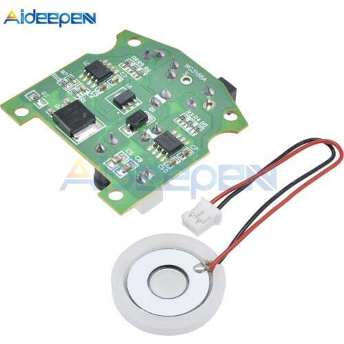 D20mm 113KHz Ultrasonic Mist Maker Ceramic Humidifier Atomizing Sensor Atomizer Humidifier 3.7-12V PCB Board
