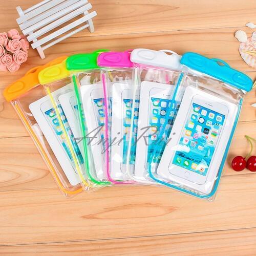 Waterproof Bag Luminous night Underwater Case for Samsung Galaxy S5 S6 S7 S6 edge plus J3 J5 J7 A8 A9 note 5 for iPhone 7 7plus