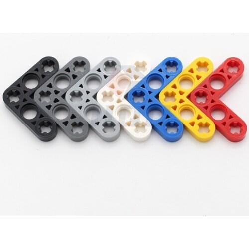 High-Tech Parts Bent 3x3 Thin Liftarm 32056 Off-Road Construction Vehicles Race Model Set Bulk Accessory MOC Building Blocks Toy