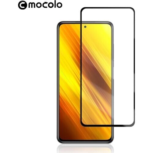 For Xiaomi POCO X3 NFC Screen Protector Mocolo 9H Full Glued Adhesive Tempered Glass for Xiaomi POCO X3 NFC Screen Protector