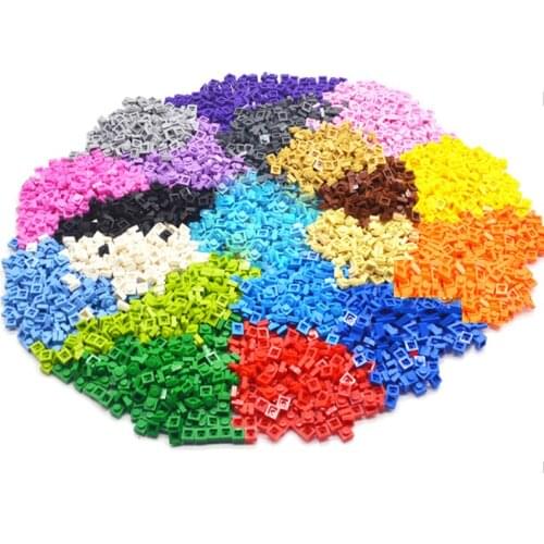 40g/Bag Building Blocks 1x1 Straight Side Bricks Particles DIY Pixel Art Toy For Children and Adults
