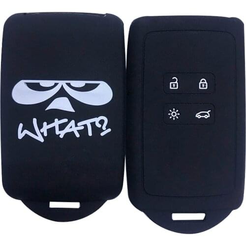 For Renault KOLEOS CAPTUR Espace Megane Key Cover For Renault TALISMAN Kadjar Scenic 2019 Silica Gel Key Case For Samsung QM5