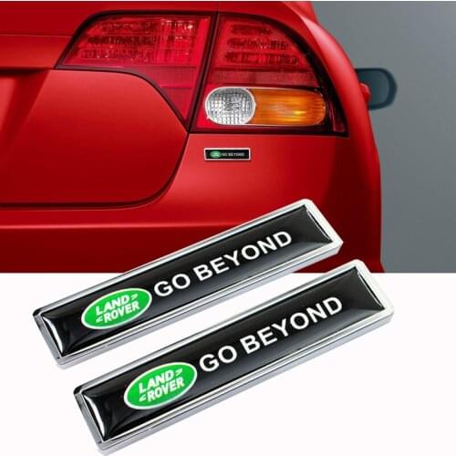 For Land Rover Discovery Freelander 1 2 3 4 LR2 Evoque Range Rover Velar Defender Car Fender Side Emblem Styling Auto Sticker