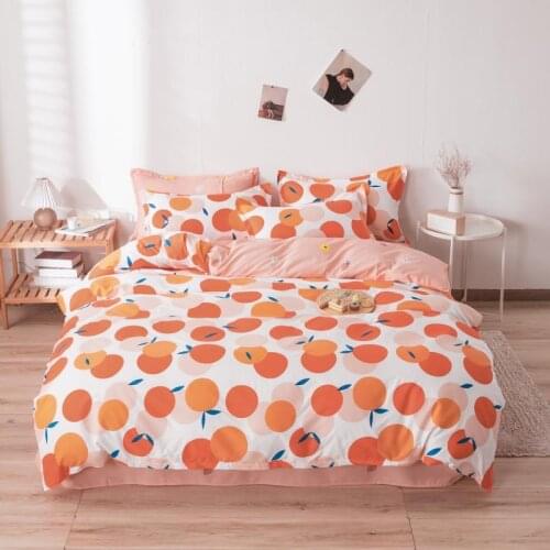 Home Textile Fruit Print Style Bedding Sets 3/4pcs Childrens Boy Girl And Adult Bed Linings Duvet Cover Bed Sheet Pillowcase