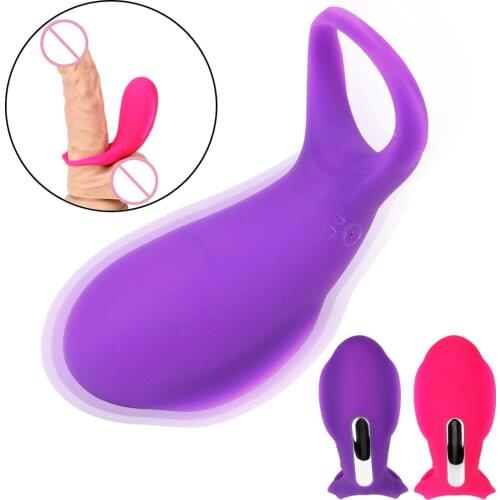 IKOKY Delay Ejaculation Sex Toys for Men Cock Ring 36 Speed Vibrator Penis Ring USB Rechargeable Cockring Silicone