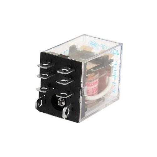 JQX-13F AC 220V Coil 8 Pin DPDT Power Relay 5A 240VAC 28VDC Free Shipping