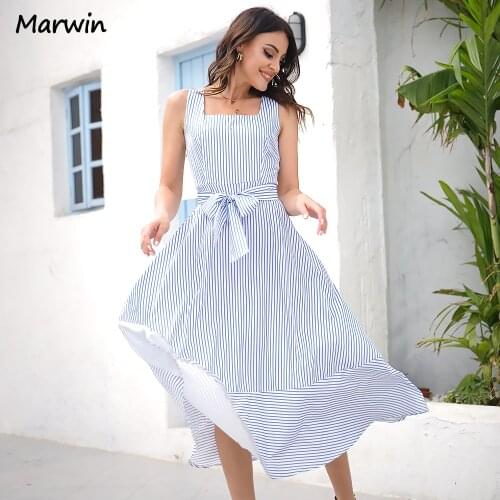 Marwin&Friend Summer Striped Dresses