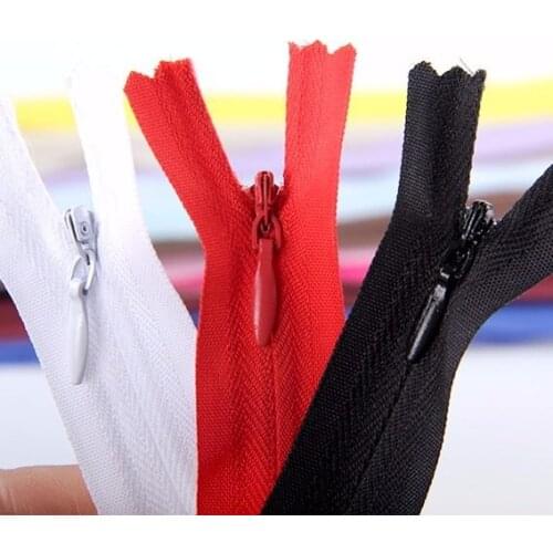 30 pcs 40cm Long Invisible Zippers DIY Nylon Coil Zipper For Sewing Clothes Accessory Clothes processing wholesale E11503