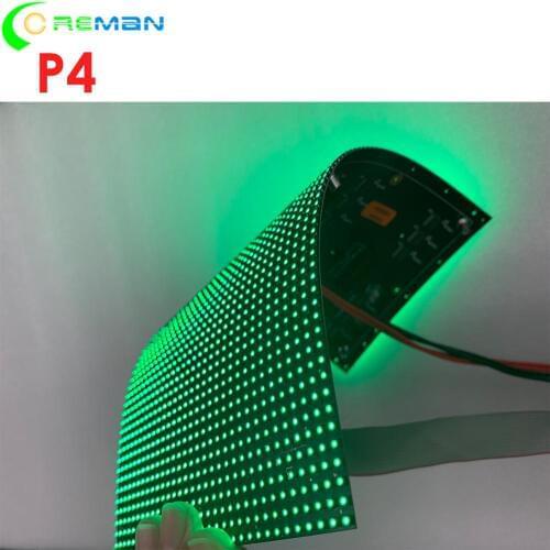 Low cost P4 diy shape Led display , flexible foldable soft led display panel for indoo rdecoration dj night club shopping mall