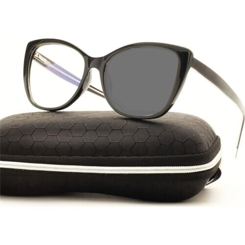 Clear frame Bifocal Reading Glasses Men Multifocal TR90 Prescription Outdoor Photochromic Presbyopia Glasses UV400 NX