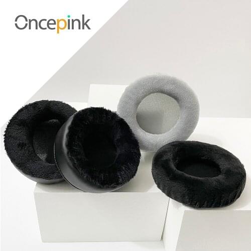 Oncepink Replacement EarPads For Bluedio H+ Headphone Thicken Velvet Ear Cushion Repair Parts Earphones Accessories