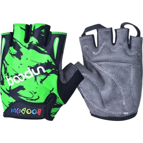 6-10 Years Kids Half Finger Cycling Gloves Skate Sports Riding Bike MTB Gloves for Boys Girls Children