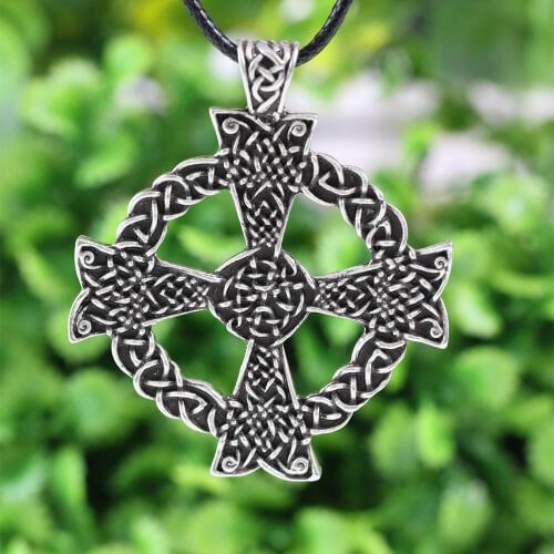 1pcs Armenian Cross Celtics Armenian Druid Necklace Amulet Pendant Necklace Taliman Jewelry