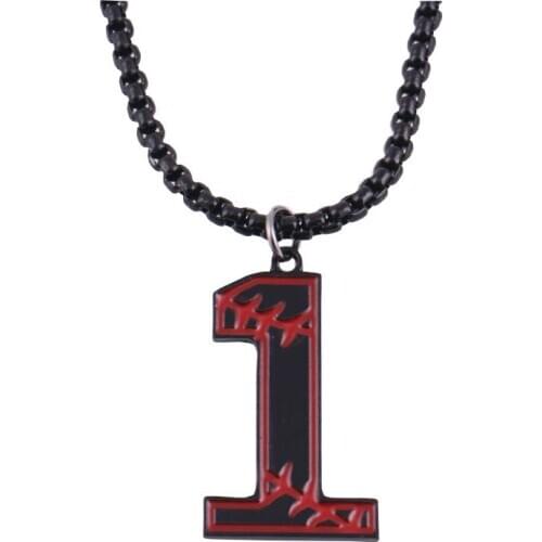 2020 Stainless Steel Number Baseball Pendant Necklace Charm Chain Choker For men Basketball Digital Necklace Fashion Jewelry