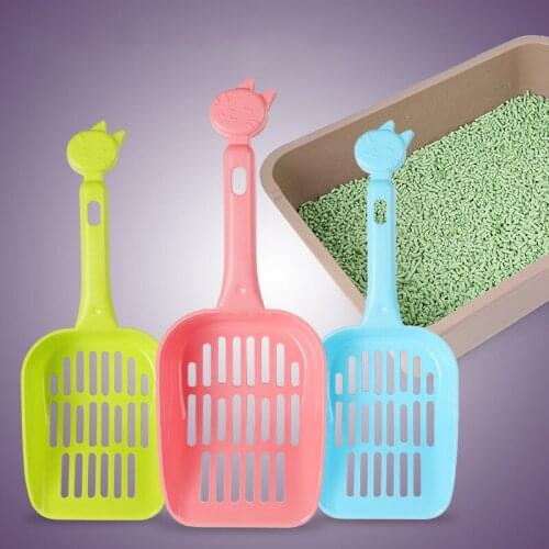 Plastic Cat Litter Scoop Shovel Portable Pet Cleaning Tools Toilet Lightweight Cleanup Tools Kit Pet Products