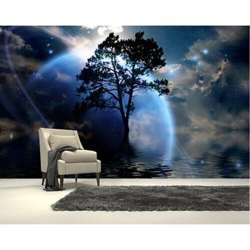 Custom 3D stereoscopic wallpaper,Alien Landscape,cosmic for living room TV bedroom wall background wall waterproof wallpaper