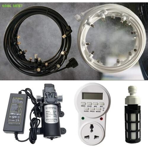 H28 Portable high-quality outdoor water electric diaphragm pump 12V DC water mist pump sprayer with 8M -18M mist cooling system