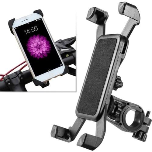 Adjustable Bicycle Phone Holder Rotation Bicycle Motorcycle Mirror Handlebar Mount GPS Fixed Bracket Mobile Phone Stand Holder