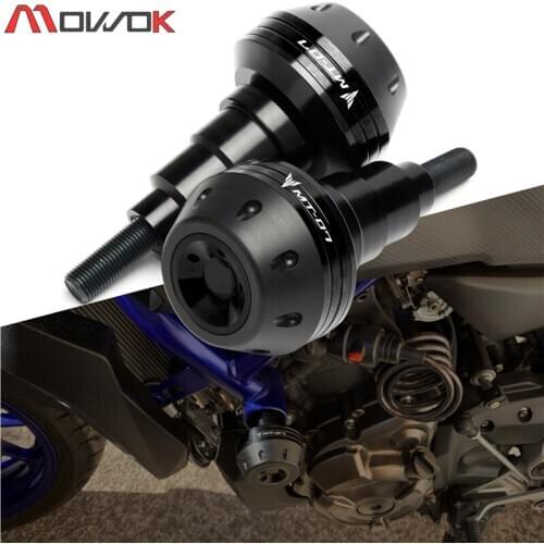 Motorcycle CNC Frame Sliders Crash Pad Falling Protector Guard For Yamaha MT07 MT 07 2015-2020 engine protection Sliders cover