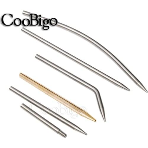 Steel Paracord Needles Screw Thread Shaft Tip Stitch Fid Outdoor Paracord Bracelet Easy Knit Weaving Crochet Tools Colorful 1pcs