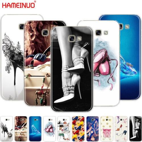 HAMEINUO High heels shoes ballerina cell phone case cover for Samsung Galaxy A3 A310 A5 A510 A7 A8 A9 2016 2017 2018