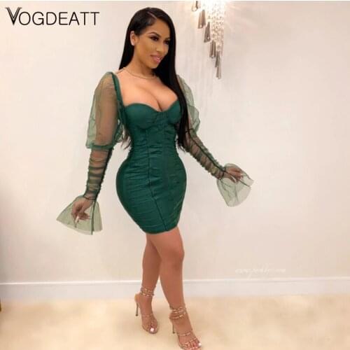 Женские стильные платья VOGDEATT China At AliExpress