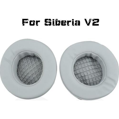 High Quality Headset Foam Cusion Replacement for Siberia V2 Internet Cafe Earpads Headphone Sponge Cover Earmuffs Diameter 10cm