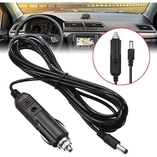 Replacement Car Cigarette Lighter Cable Line Extension Power Adapter Plug Cable Cord Socket 3 Meter 12V DC Interior Parts