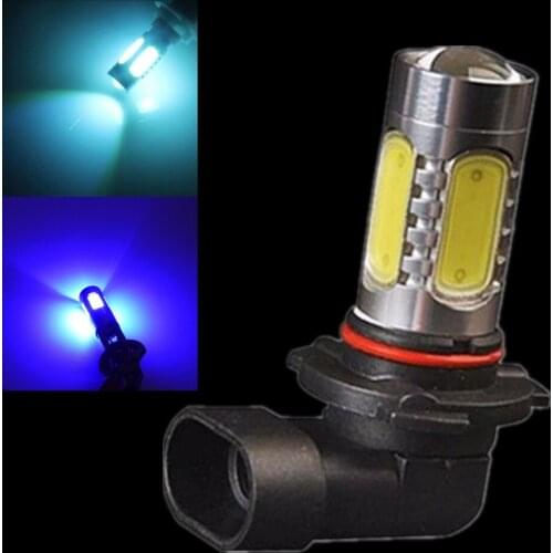 1PC High Power 7.5W 9006 HB4 5 COB LED Car Fog Lights DRL Daytime Running Bulb Lamp Ice Blue Amber