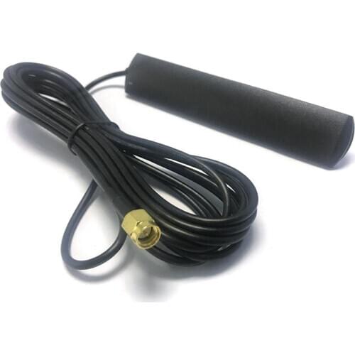 3G 850/900/1800/1900/2100MHZ GSM Antenna 2.5dBi gain Patch Aerial SMA Male Connector with 3m cable mimo lte antennas