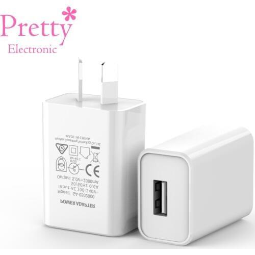 AU Adaptor For Australia New Zealand Mobile Phone Charger Travel Wall Adapter Plug Electrical Power Converter 1A 2A USB Charging