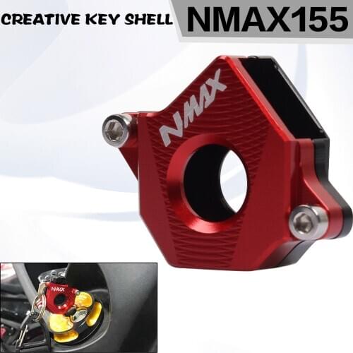Motorcycle Accessories CNC Key Cover Head Bag Cap Decoration Key head For Yamaha NMAX 155 150 125 NMAX155 NMAX125 NMAX150