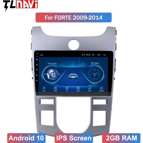 2.5D IPS Android 10 Car Multimedia player For KIA Forte Cerato 2 2008 2009 2010 2011 2012 2013 Car radio GPS navigation