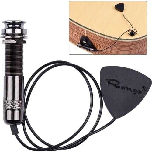 Range RGT-XI Self-adhesive Acoustic Guitar Pickup Transducer 6.35mm Output Jack for Classical Guitar Ukulele Violin Mandolin
