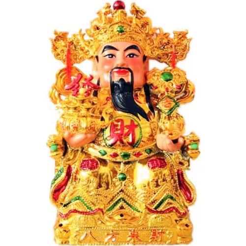 Resin handicraft, the god of wealth Buddha furnishing articles wealth treasures fill the home decoration home decoration