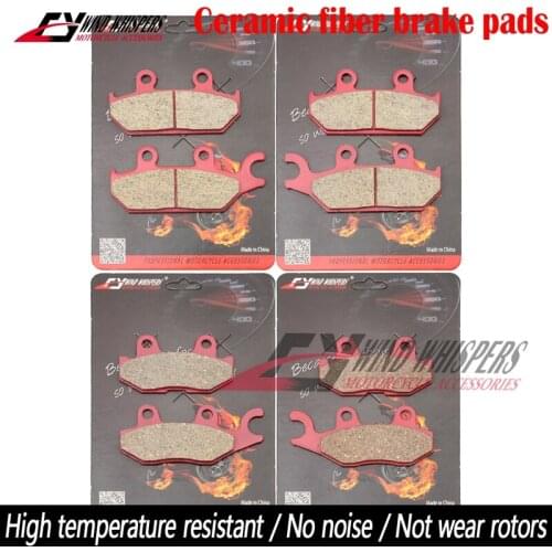 Motorcycle Ceramic Front Rear Brake Pads For Suzuki VL 1500 K2/K3 Intruder 2002 2003 VL1500 K5/K6/K7/K8 (C1500) 2005-2008