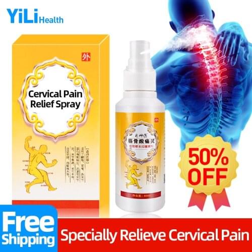 Cervical Spine Massager Spray Relief Rheumatic Bone Pain Treatment Neck Soreness Cause Headache Health Care Liquid