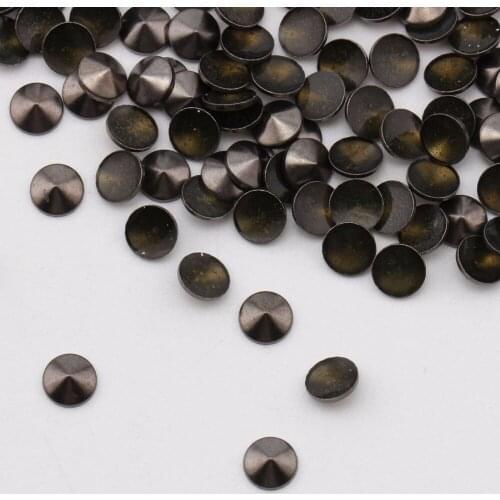 Beadsland A Set Of 100pcs 6mm cone Rhinestone Hotfix for DIY Clothes Bag Jewelry Cellphone Art Decoration