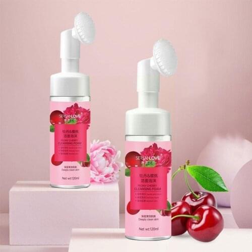 Foaming Mousse Deep Cleansing Face Cleanser Pomegranate Peony Rose Cleansing Oil Honey makeup remo Moisturizing Avocado S6J5