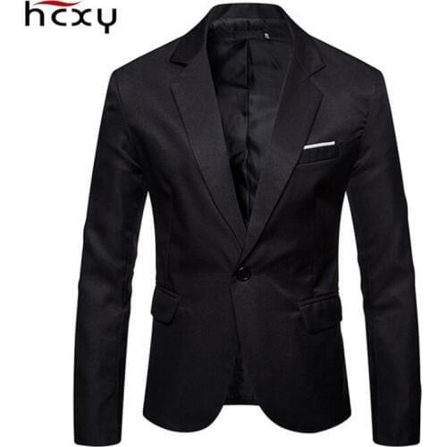 HCXY2019 mens suit workplace must-have large size suit jacket male