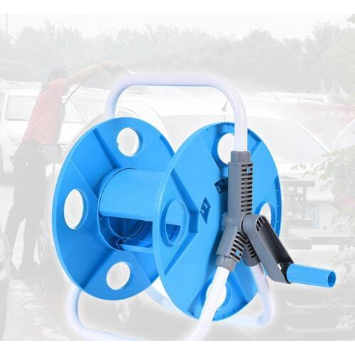 Portable Garden Irrigation Portable Hose Reel Water Pipe Storage Rack Holder Pipe Storage Car Washer Pipe Exclude Winding Tool