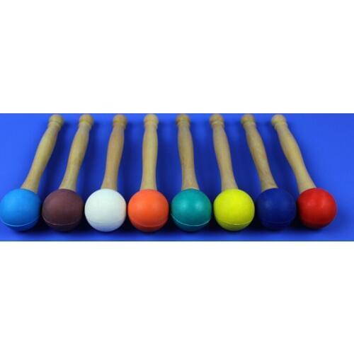 Different Color Rubber Mallet for Crystal Singing Bowls