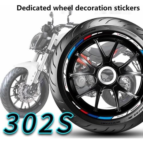 Motorcycle Wheel Hub Rim Reflective Sticker Decal Personalized Car Decoration Refitting for Benelli 302s